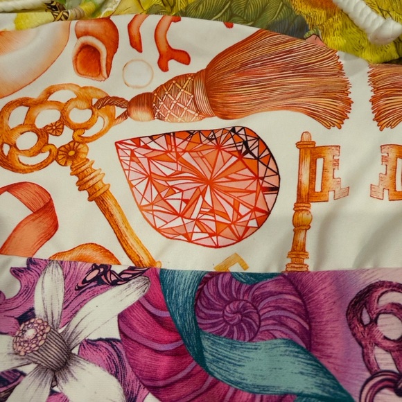 Anthro Celandine Emily Carter One Piece Swimsuit Vibrant Colors SIZE MED NEW - Picture 9 of 11